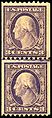 George Washington 3¢, 1917 perf-10 line (2)