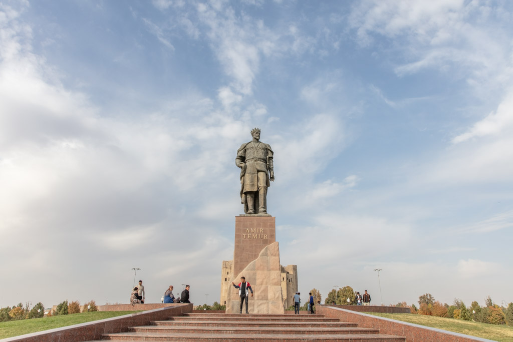Amir Timur Statue, Shahrisabz, Uzbekistan