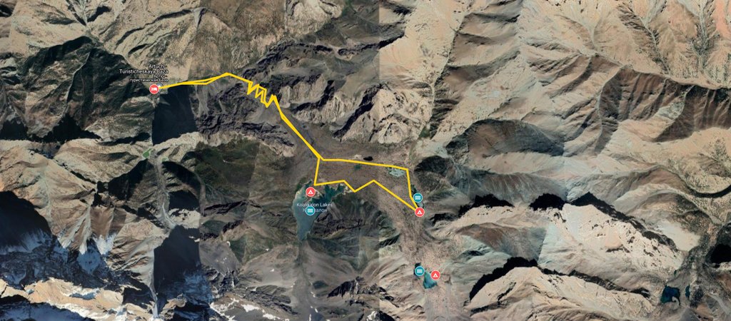 Artuch to Kulikalon Map